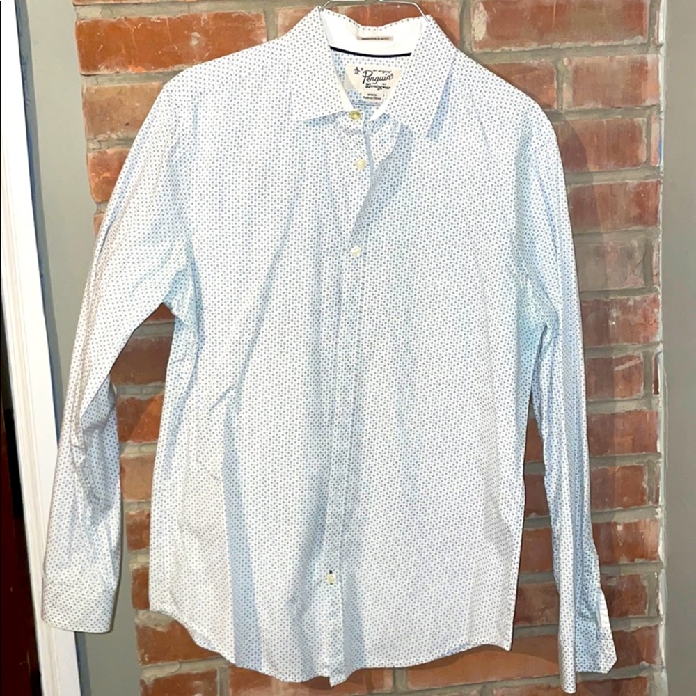 Original Penguin heritage slim fit dress shirt